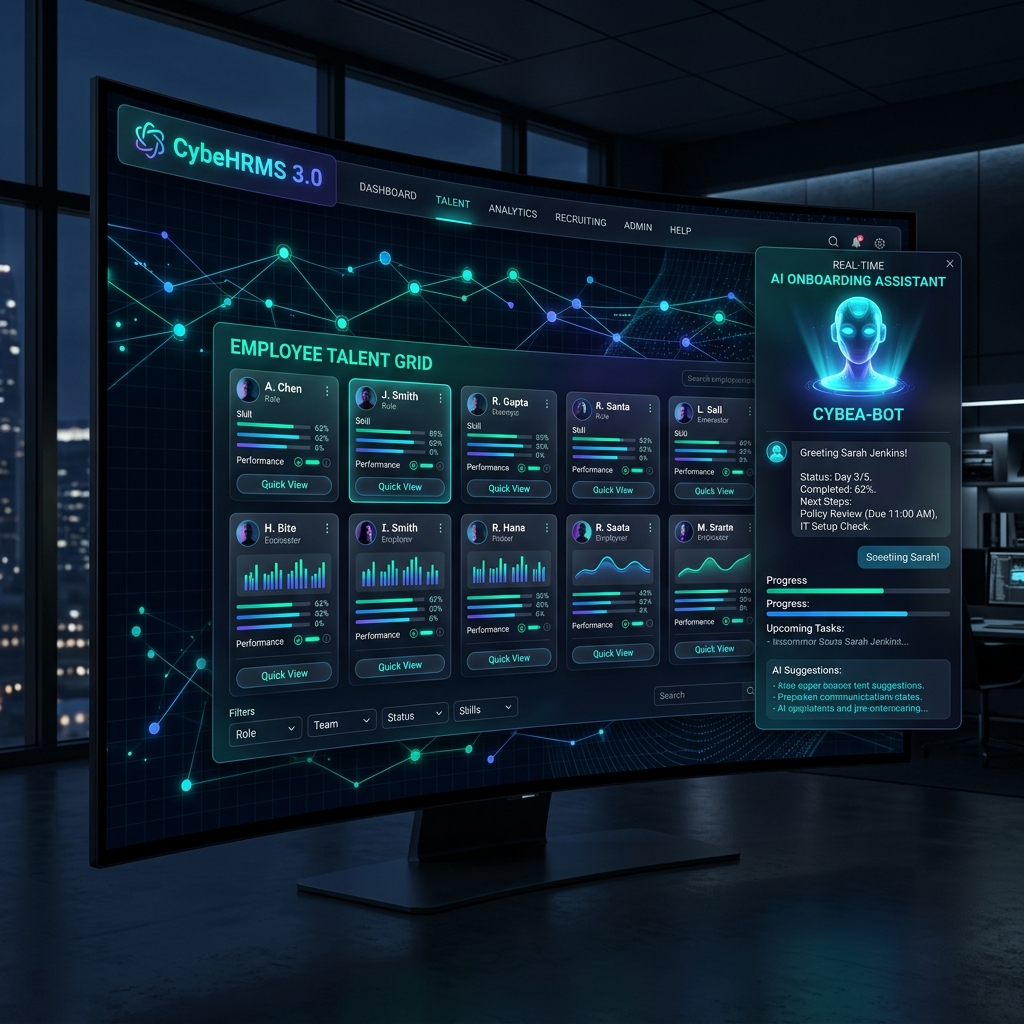 CybeHRMS 3.0 Released: Autonomous Agentic AI Onboarding & Real-Time Statutory Payroll