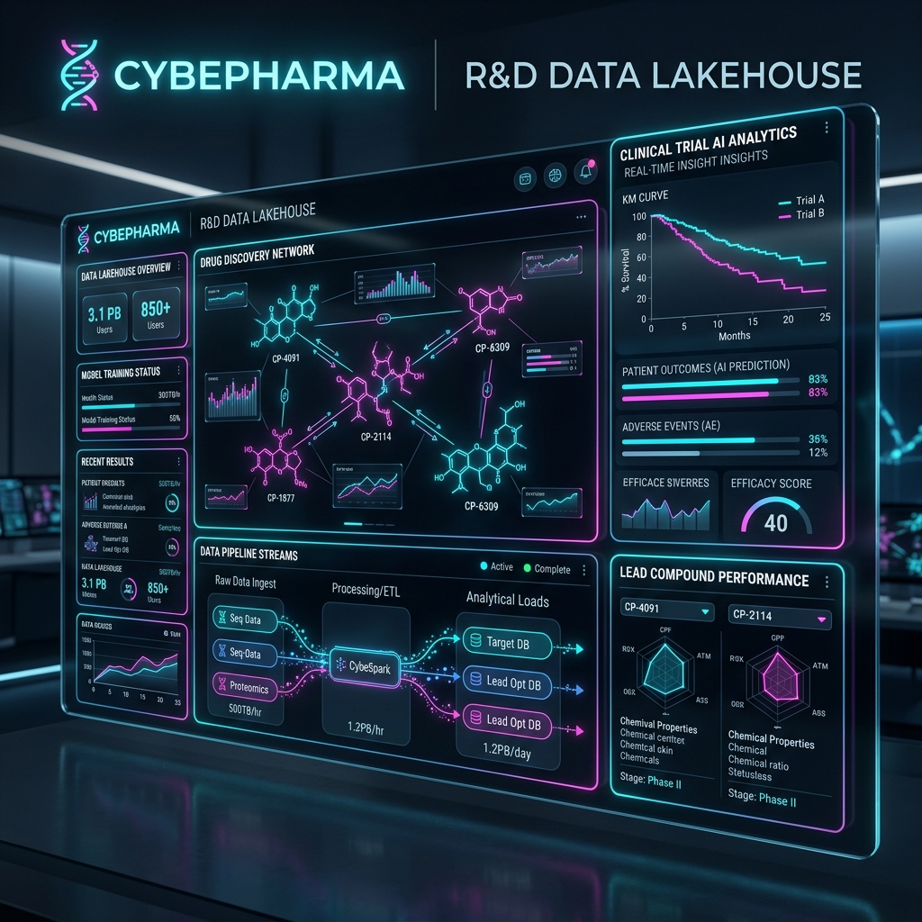 CybePharma R&D Suite Introduces Enterprise Clinical Lakehouse & Real-Time Analytics